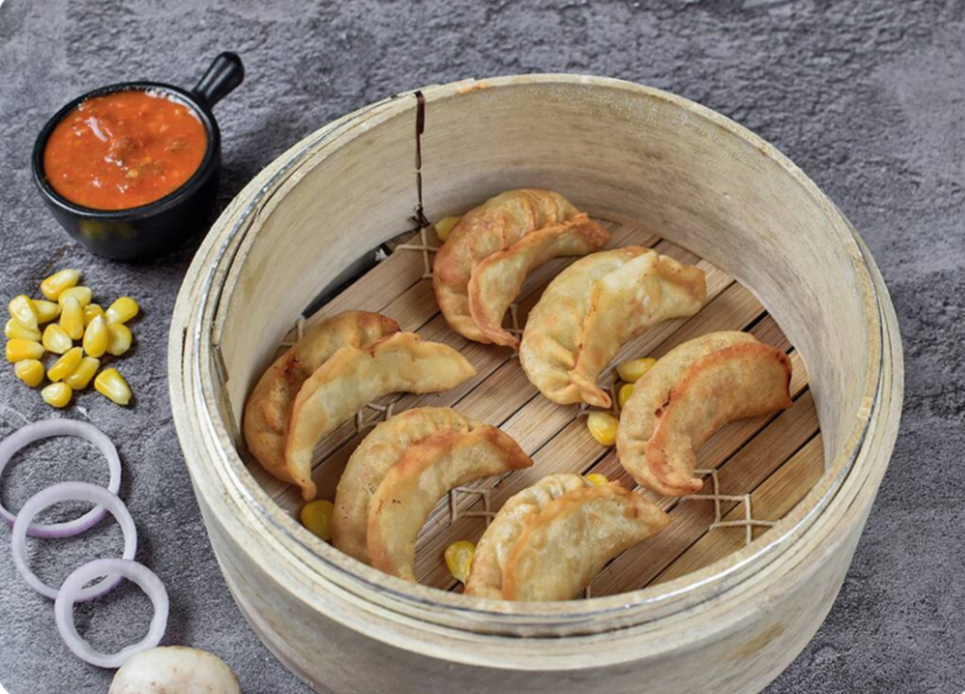 mushroom & corn fried mushroom & corn fried